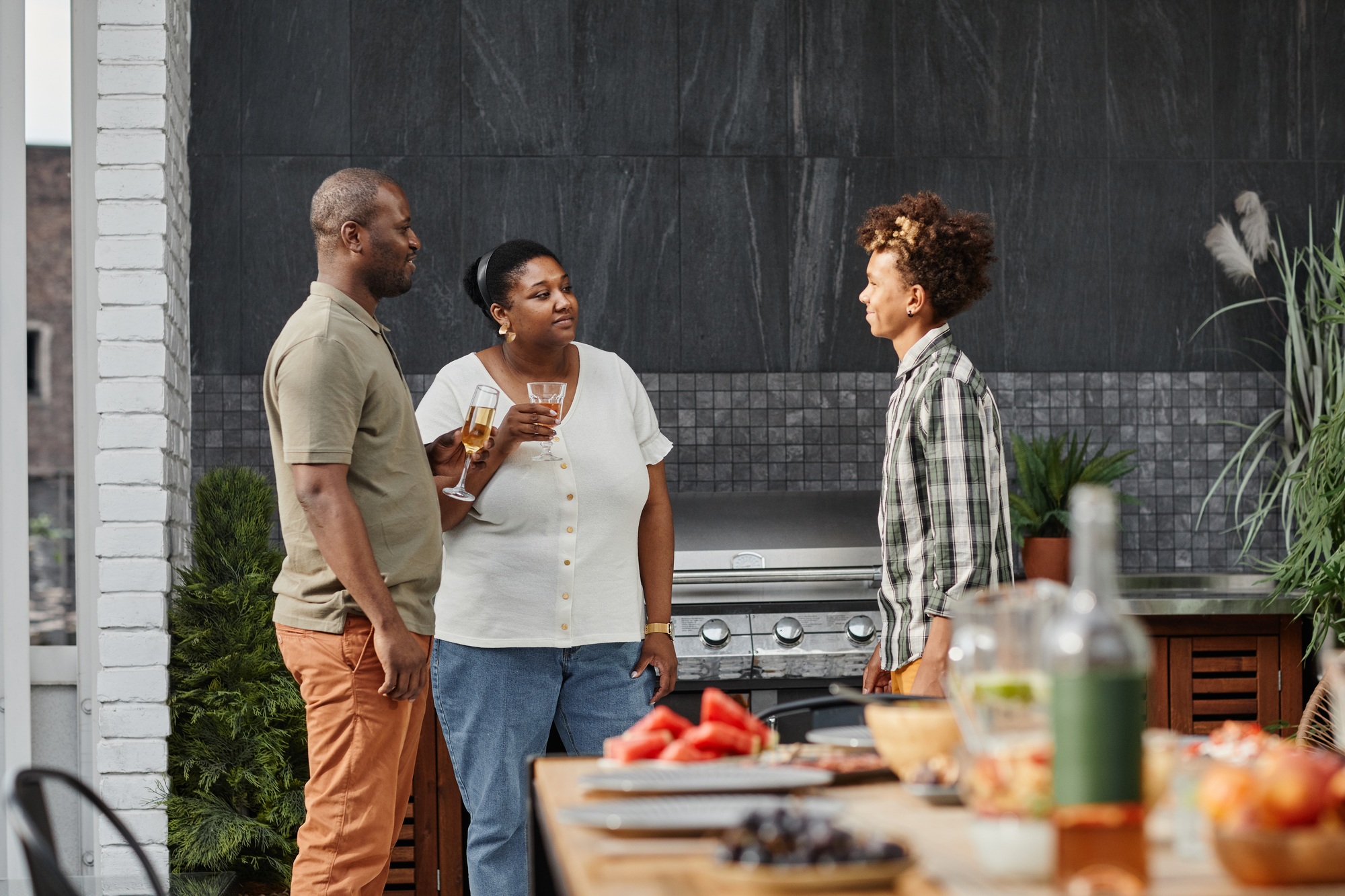 Family at Terrace